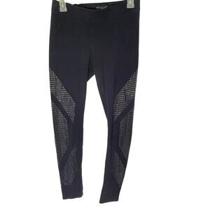 Rock & Republic Black Tie Studded Leggings